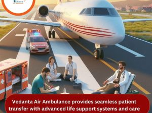 Take Top-grade Vedanta Air Ambulance Service in Gorakhpur at Low Fee