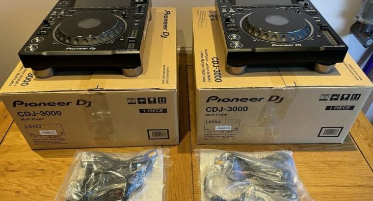 Pioneer CDJ-3000, Pioneer DJM-A9, Pioneer DJM-V10-LF, Pioneer DJM-S11