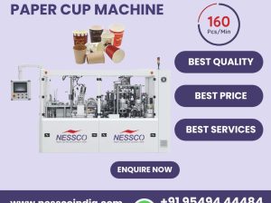 Nessco Fully Automatic Paper Cup Machine: Enhance Production