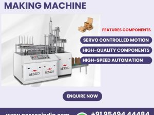 Nessco Top Rated Paper Lunch Box Making Machine in Saudi